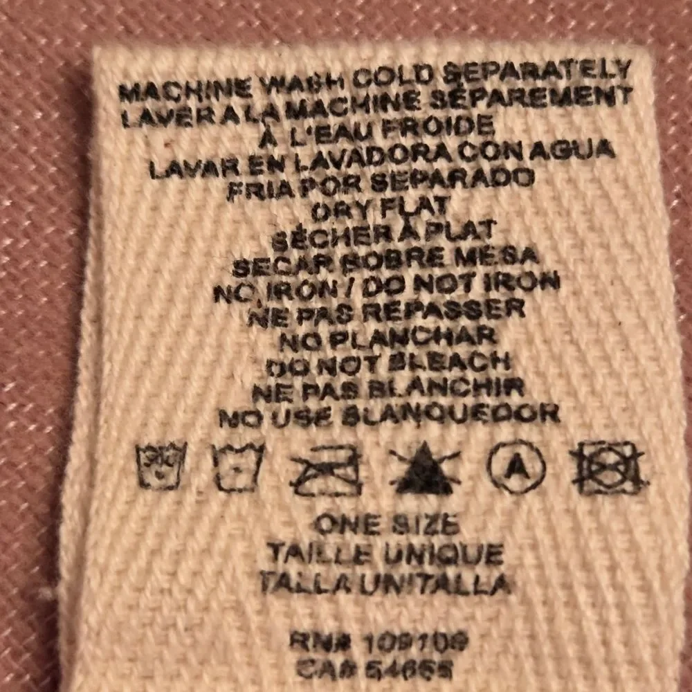 Life is Good Cotton Throw Blanket Retro Boho 70s vibe NWOT